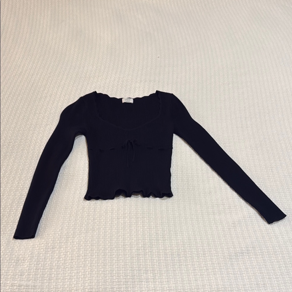 Aritzia Wilfred Soloist Sweater Size S Black
